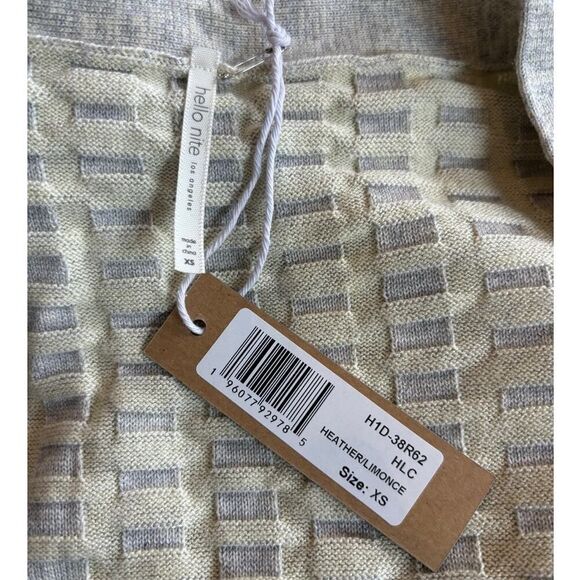 NWT Hello Nite Heather Limonce Glow Cardigan Lightweight Open Long Pockets XS S - Picture 8 of 9